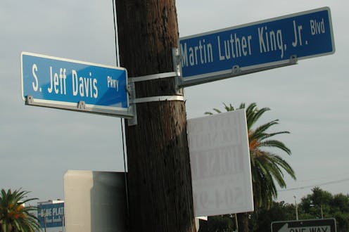 For many US towns and cities, deciding which streets to name after MLK reflects his unfinished work