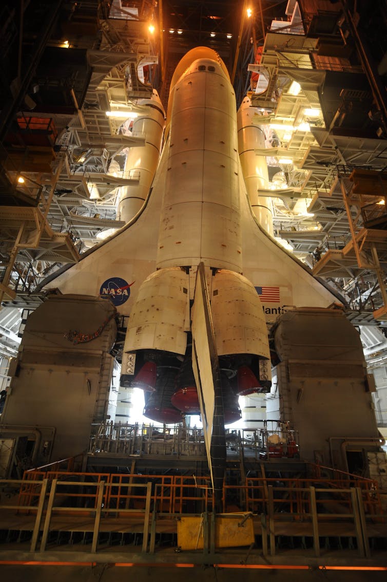 inside space shuttles