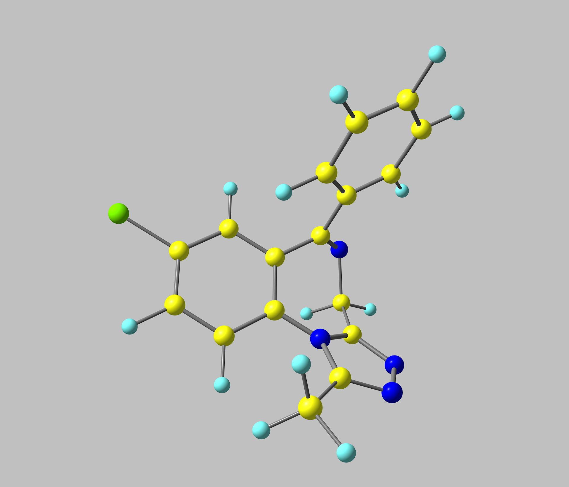 How does alprazolam work in the body?