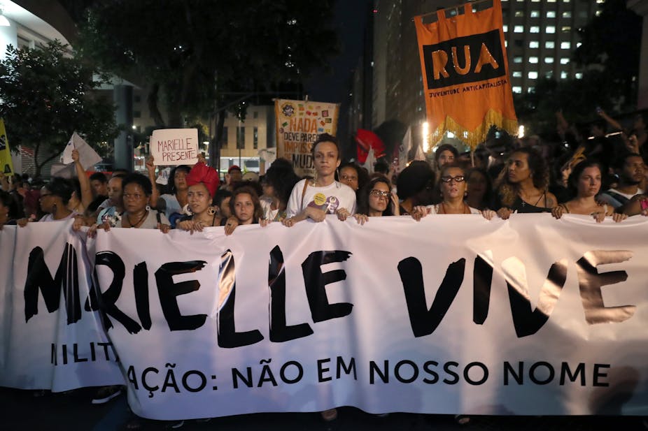Echoing Marielle Franco, Brazil’s Black Women Speak Out Against Violence Echoing Marielle Franco, Brazil’s Black Women Speak Out Against Violence
