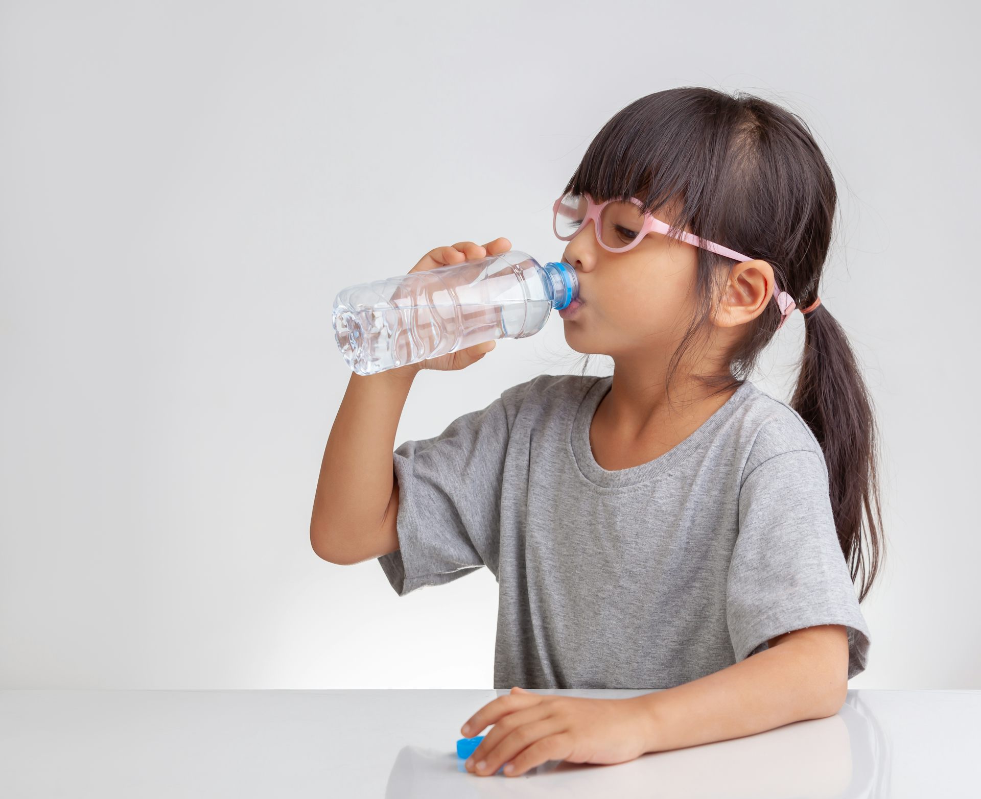 drinking water bottled or from the tap