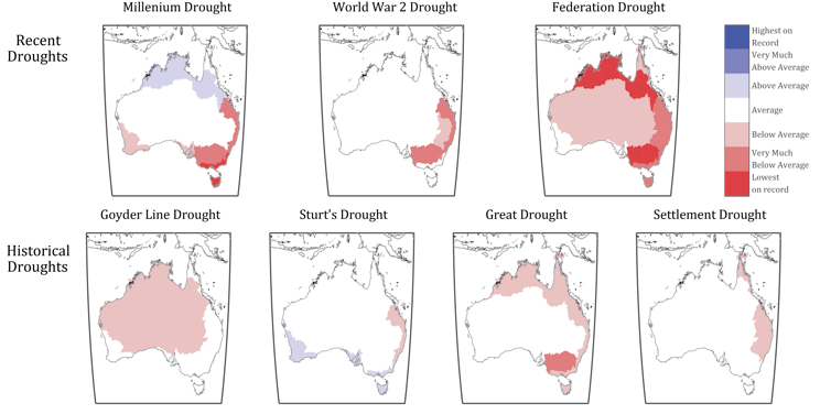 Recent Australian droughts may be the worst in 800 years