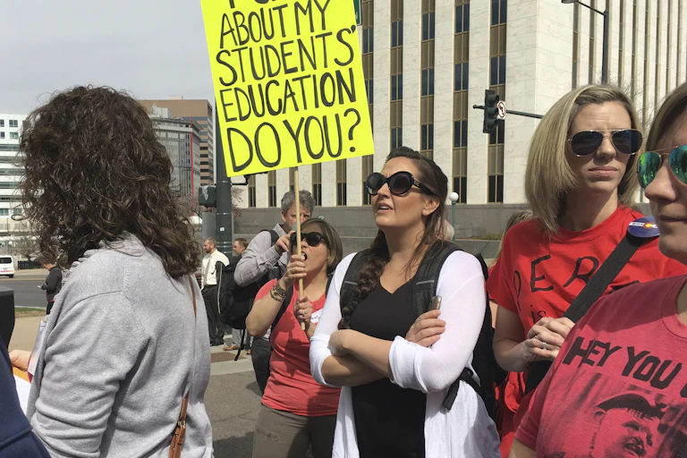 Co. Education Rally States are favoring school choice at a steep cost to public education