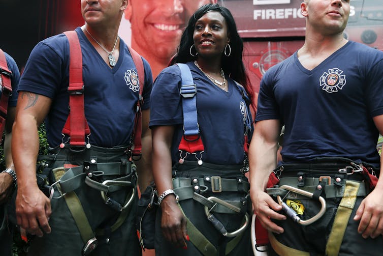Female firefighters defy old ideas of who can be an American hero