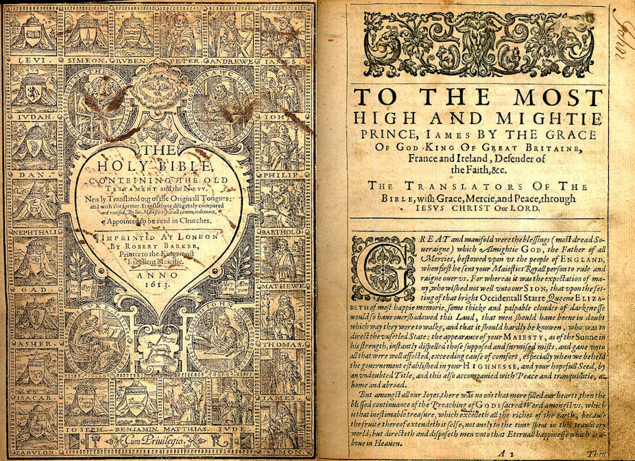 Image result for images King James 1 and KJV bible