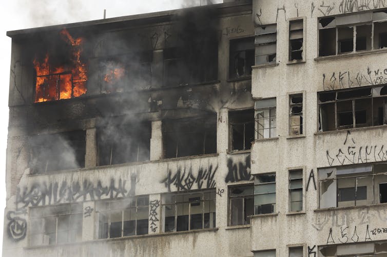 Deadly highrise fire in Brazil spotlights city's housing crisis and the squatter movement it spawned