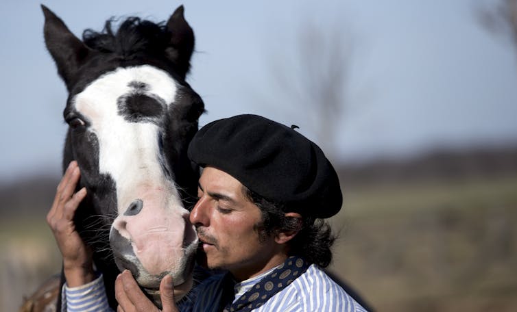 Touch forms the foundation of the powerful human-horse relationship