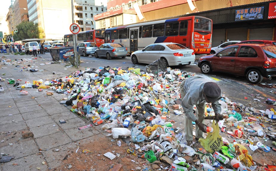 africa south waste littering litter streets johannesburg african africans culture cities selfish such why expression dumped archives garbage citizen social