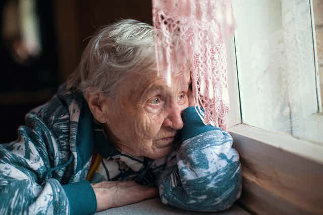 elderly feeling lonely