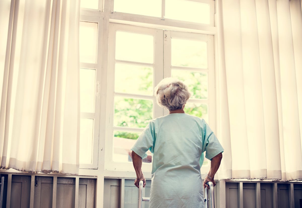 Image result for old people with broken hip in nursing home