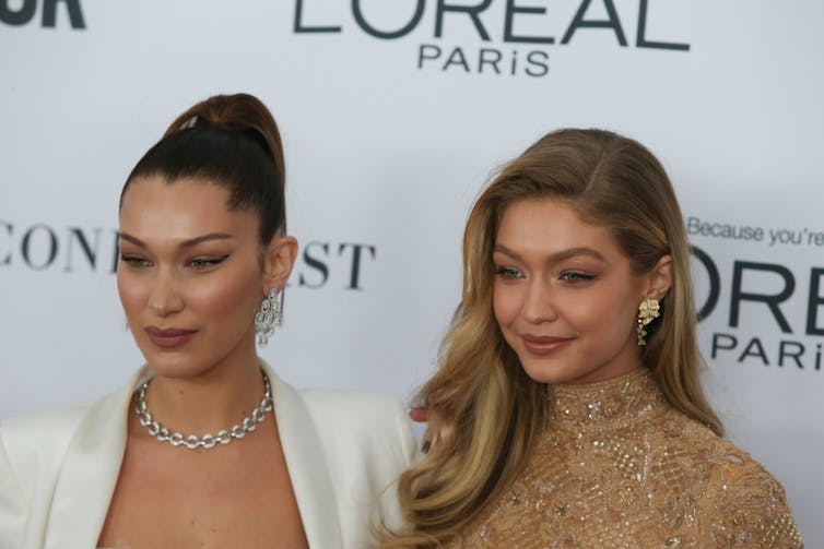 Image of the model sisters Gigi and Bella Hadid.