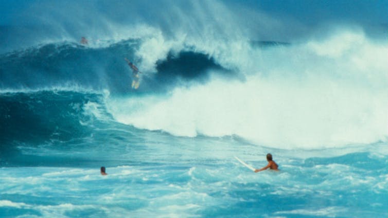 four decades between surfing and myth making