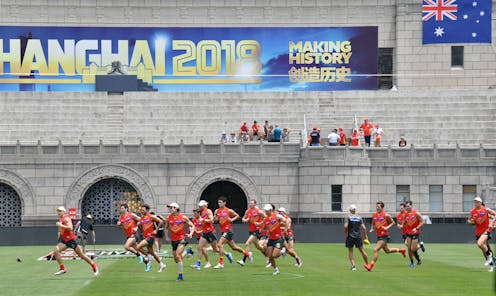 how the Shanghai AFL game might strengthen Australia-China relations