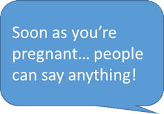 Women need better information about drinking in pregnancy 8 speech-bubble