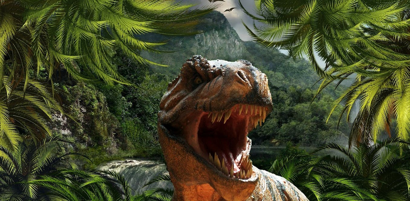 Сколько юрскому лет было. Тираннозавр Юрский период. Тираннозавр мезозой. Парк Юрского периода динозавры. Тираннозавр парк Юрского периода.