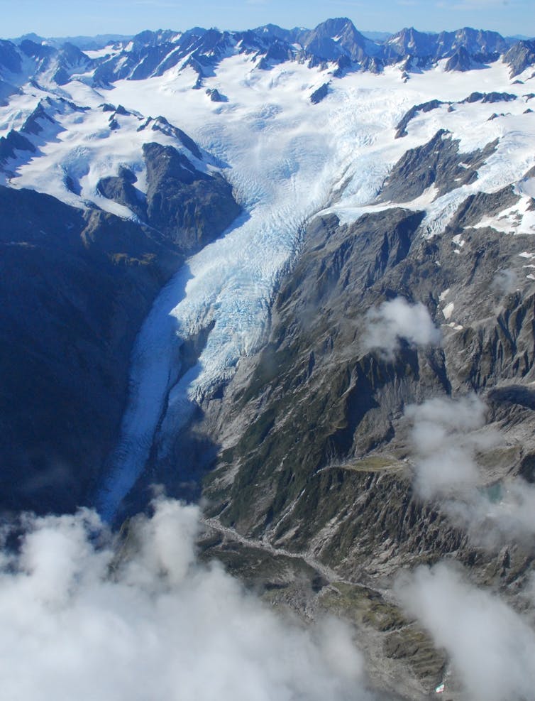 A bird’s eye view of New Zealand's changing glaciers