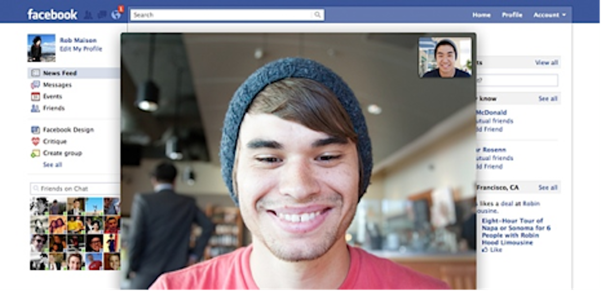 video chat for facebook mac