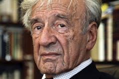 The late Elie Wiesel is seen in this 2012 photograph.