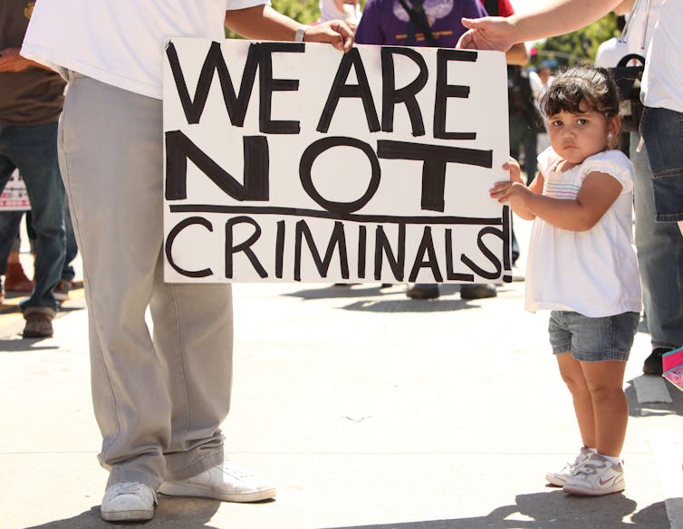 socialization <span class="caption">A 2010 protest in Los Angeles, Calif. for immigration reform.</span>