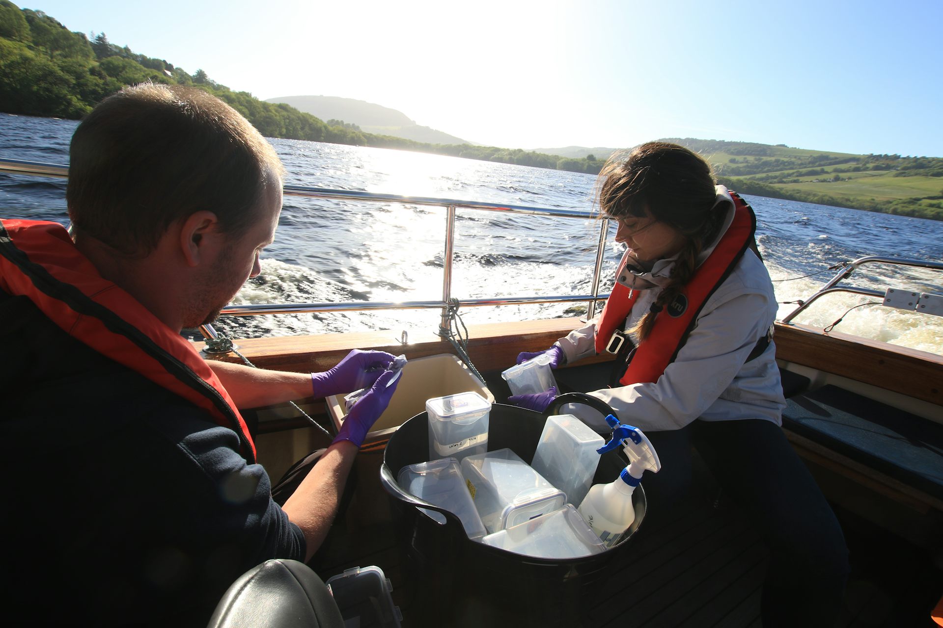 using environmental DNA to survey life in Loch Ness