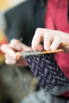 Why I teach math through knitting