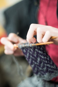 Why I teach math through knitting