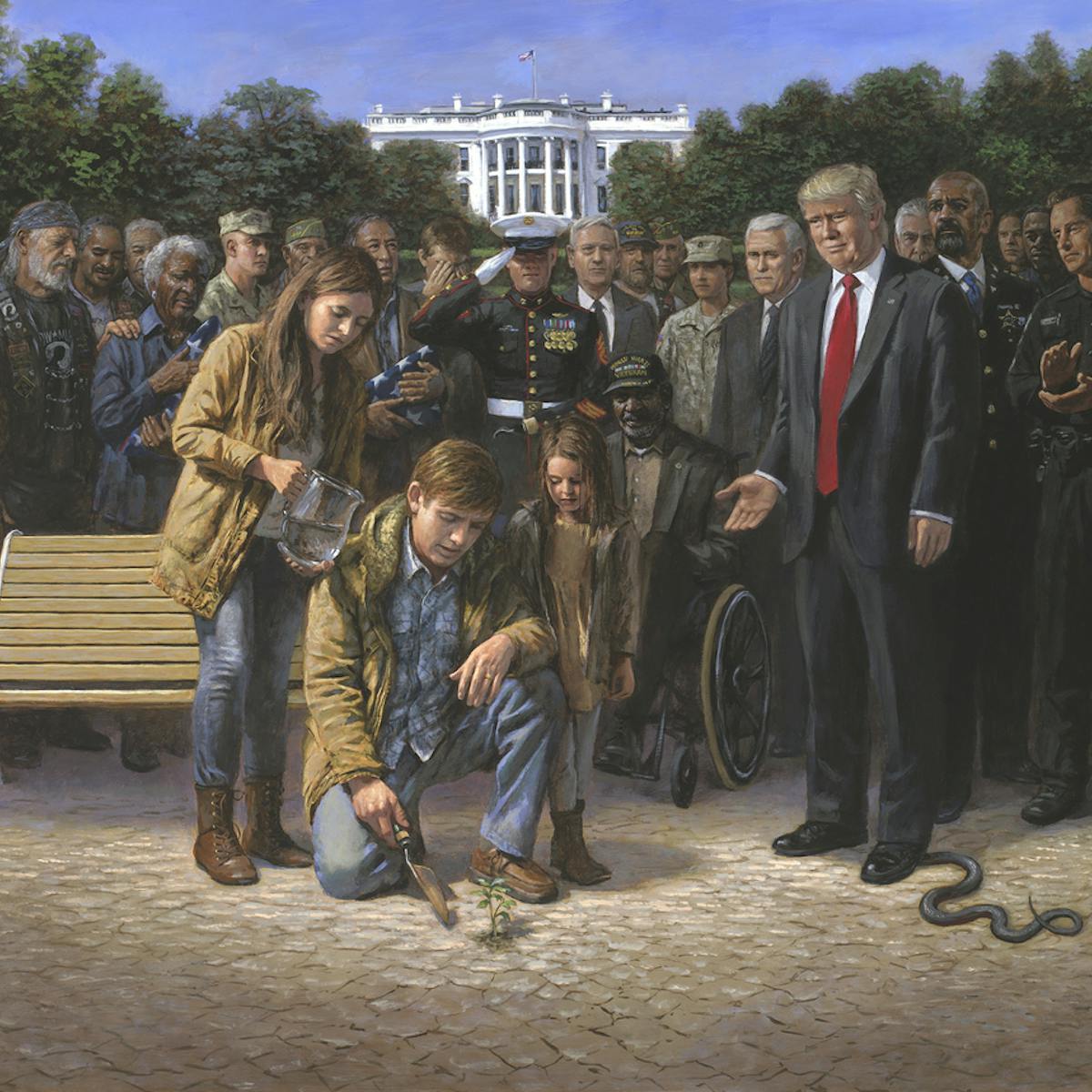 Painter Jon Mcnaughton S Novel Portrayal Of Modern Conservatism