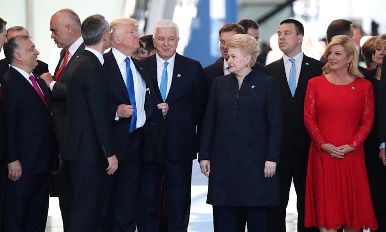 Russia is top on NATO's agenda and Trump is the wild card