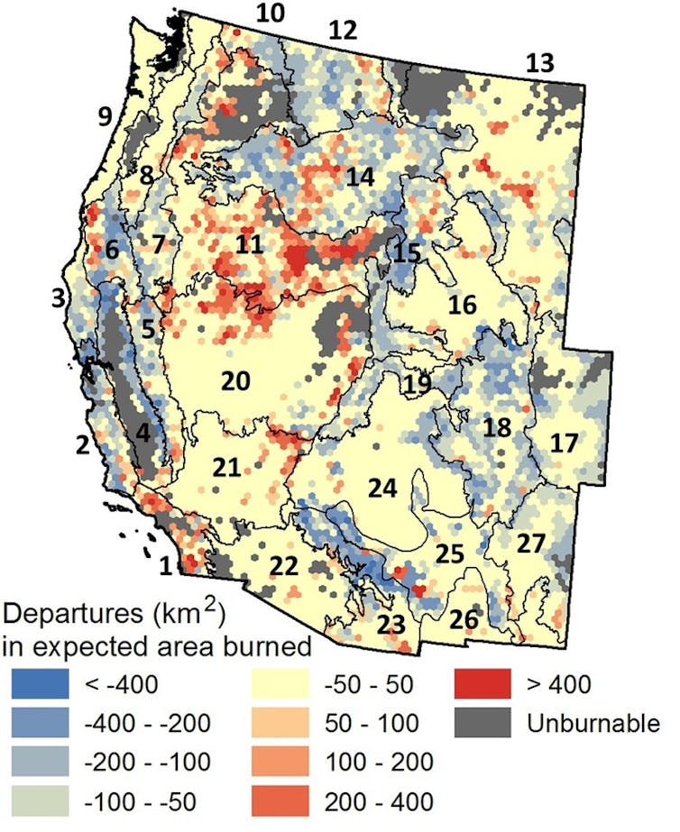 Spiraling wildfire fighting costs are largely beyond the Forest Service's control