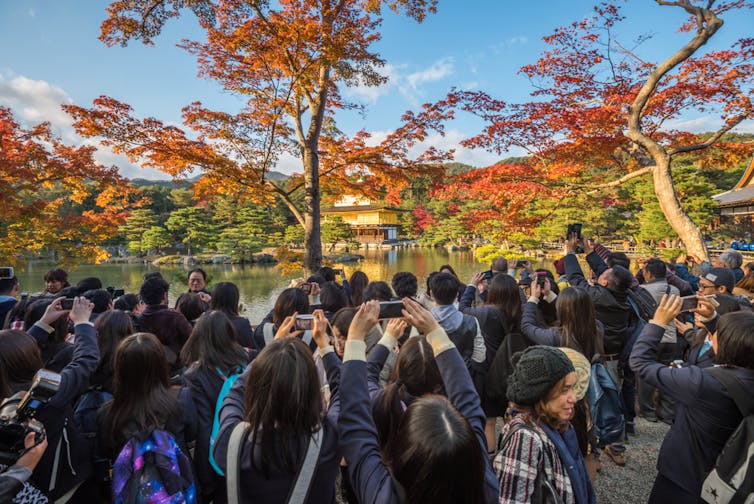 Kyoto tourists