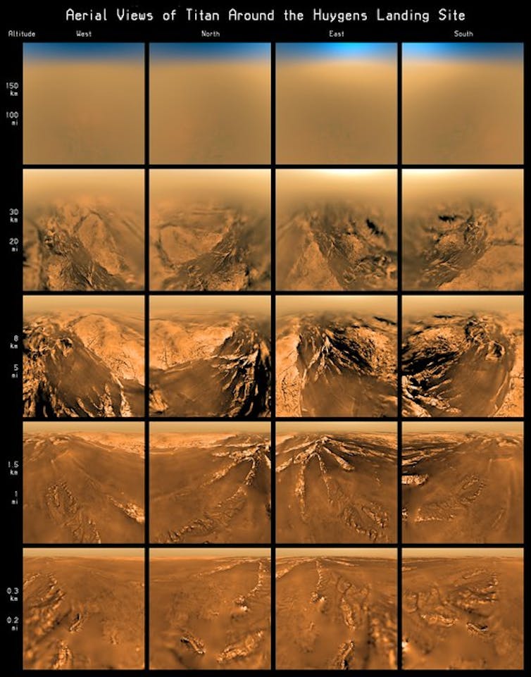 Capturing the shadow of Saturn's moon Titan from right here on Earth