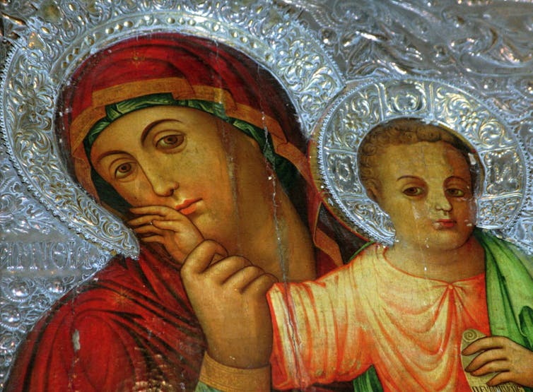 What is behind belief in weeping Virgin Mary statues