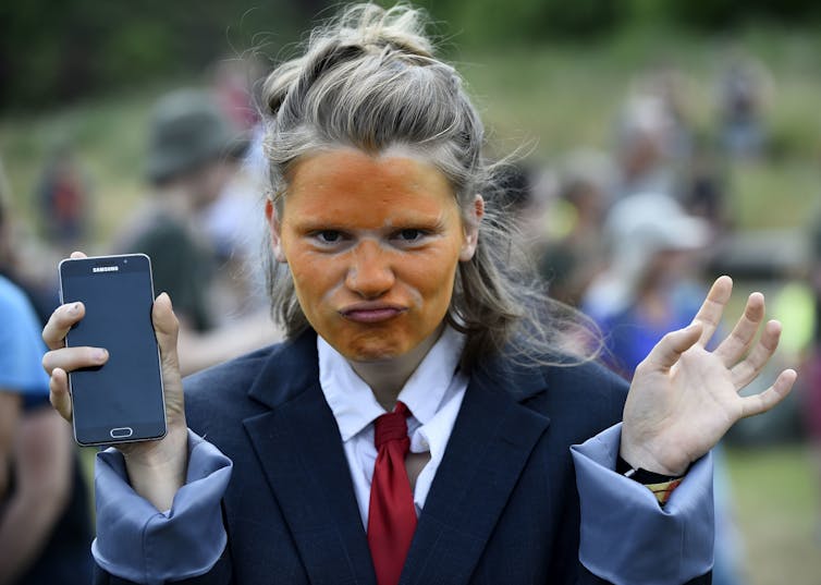 Donald Trump's orange face may be funny, but this tanning historian says it masks something deeper Donald Trump's orange face may be funny, but this tanning historian says it masks something deeper