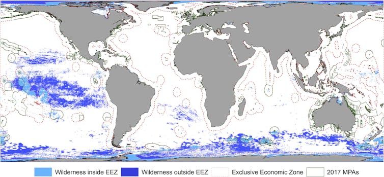 New map shows that only 13% of the oceans are still truly wild