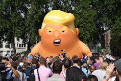 When Trump comes to Australia, let's hope protesters get more creative than the baby blimp