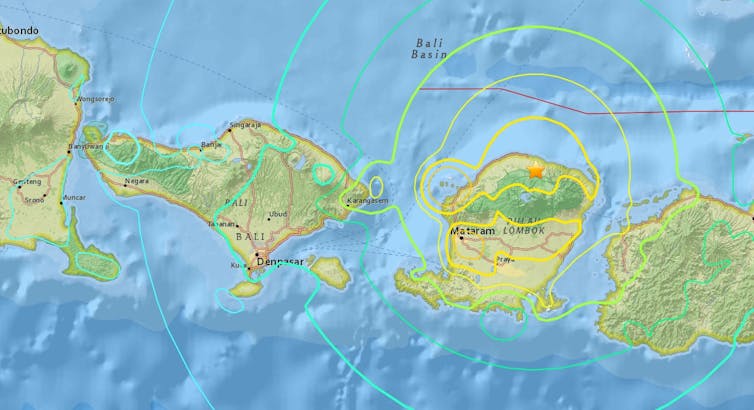 Two types of tectonic plate activity create earthquake and tsunami risk on Lombok