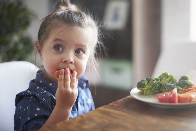 How to get children to eat a rainbow of fruit and vegetables