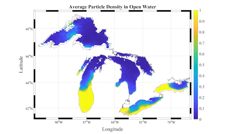 Tons of plastic trash enter the Great Lakes every year – where does it go?