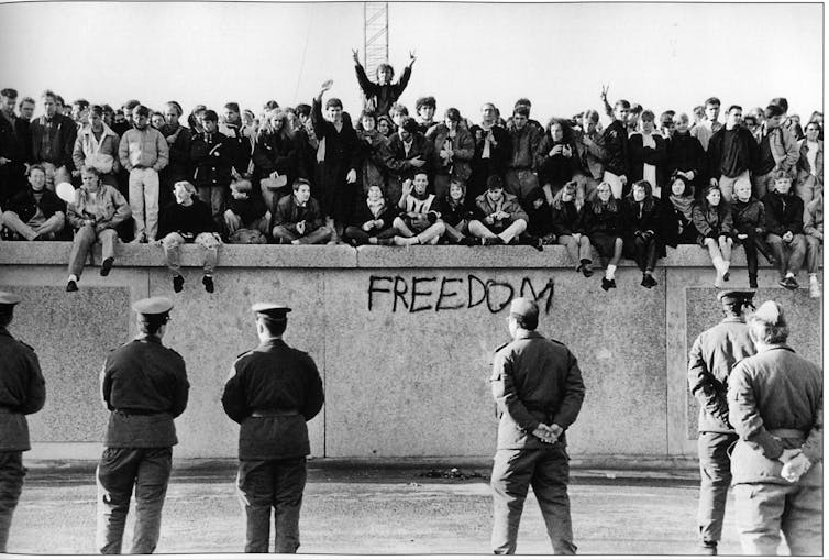 The fall of the Berlin Wall