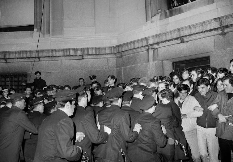 1968 protests at Columbia University called attention to 'Gym Crow' and got worldwide attention