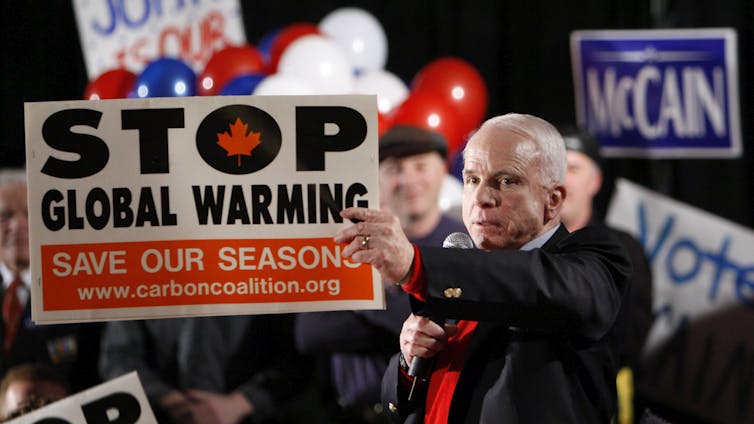Will John McCain be the last Republican leader in the Senate to address climate change?