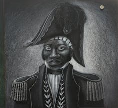 Jean-Jacques Dessalines, Haiti’s founding father. Book of Paintings by Renée Stout.