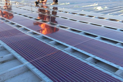 New solar cells offer you the chance to print out solar panels and stick them on your roof