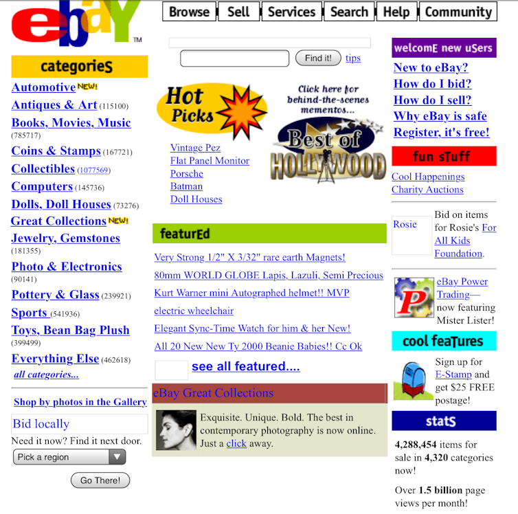 A nostalgic journey through the evolution of web design