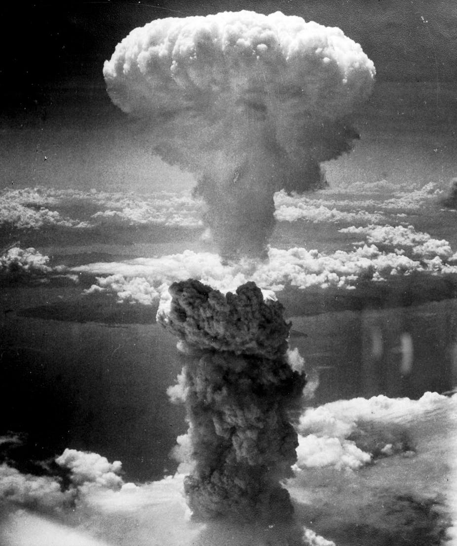 Atomic Bomb over Nagasaki