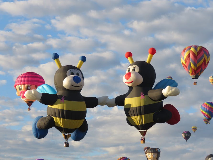 Воздушный шар винни. Парад воздушных шаров. Фестиваль воздушных шаров. Воздушный шар пчела. Международный фестиваль воздушных шаров.