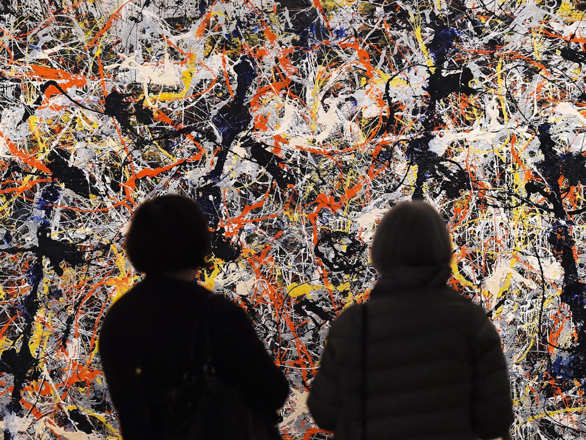 Blue Poles 45 Years On Asset Or Overvalued Drip Painting
