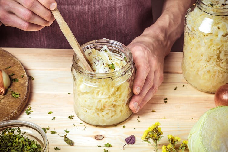 Fermented foods affect the same pathways as anti-depressant medications. from www.shutterstock.com