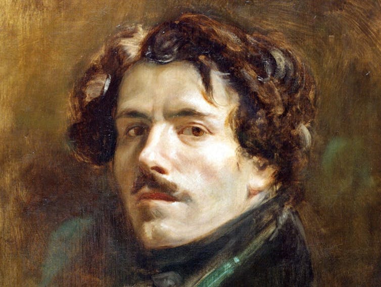 EugĆØne Delacroix’s ‘Self-Portrait in a Green Vest’ (1837)