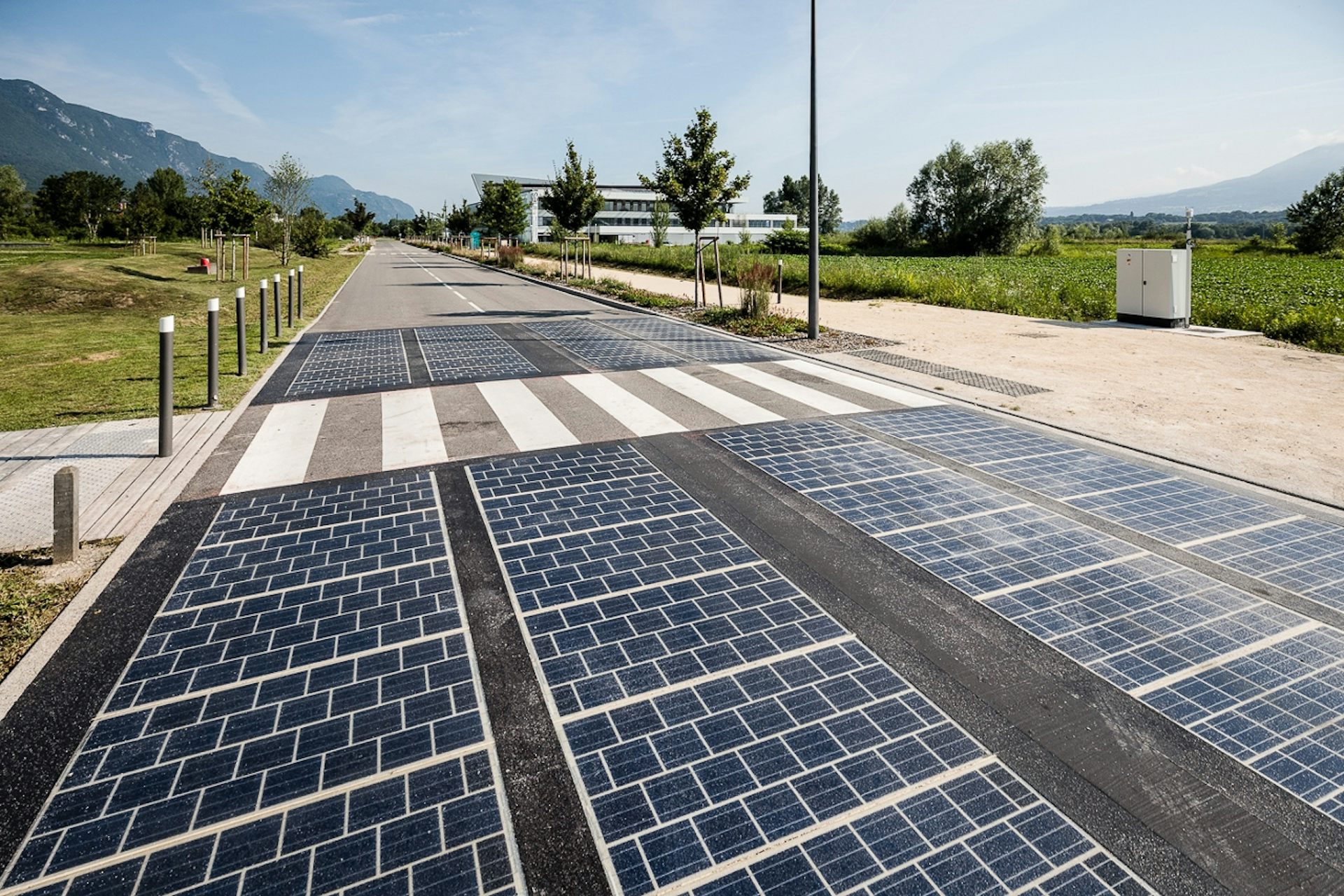 solar powered street